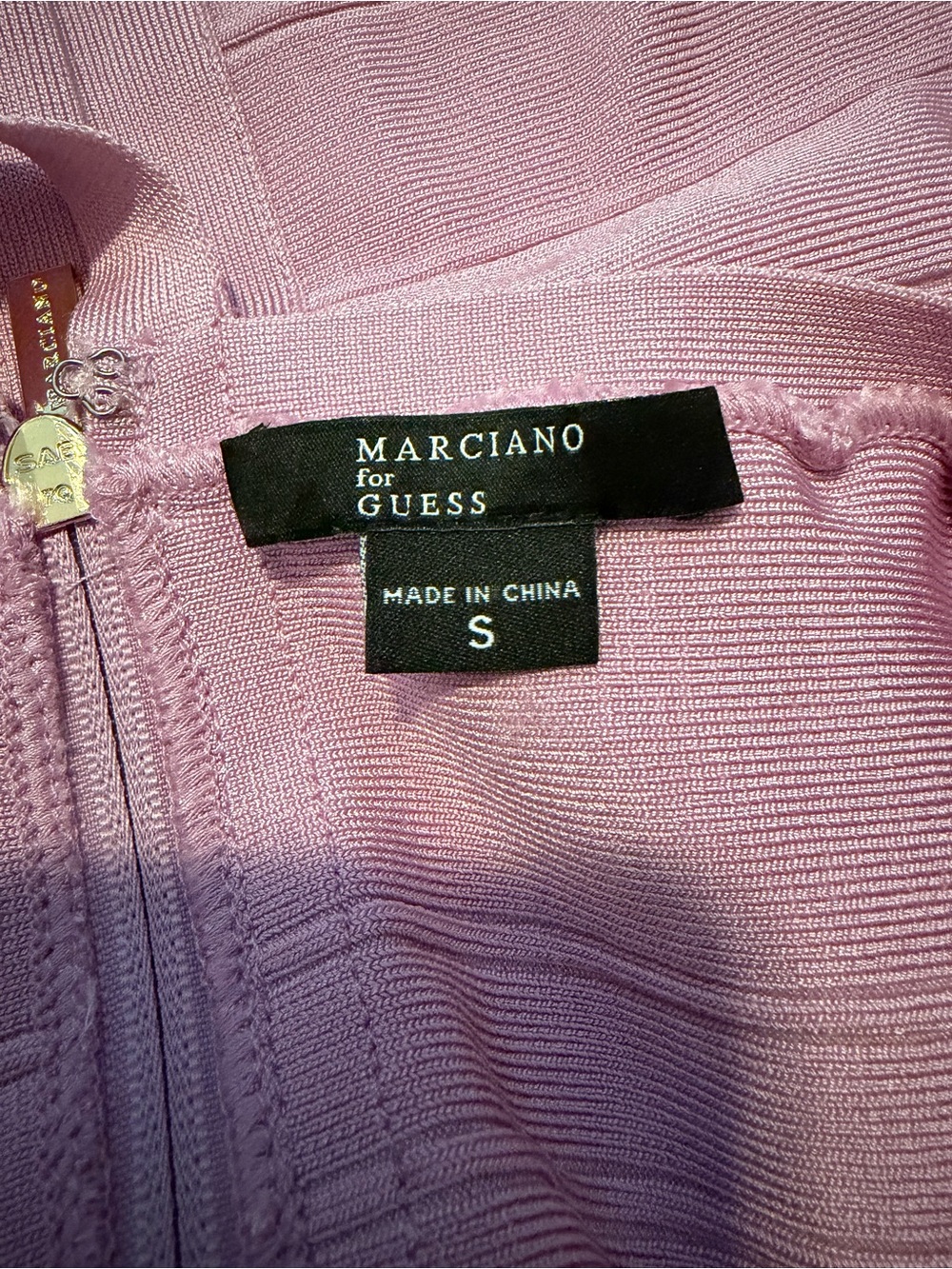 Guess by Marciano Mauve Bandage Mini Dress - Picture 3 of 3